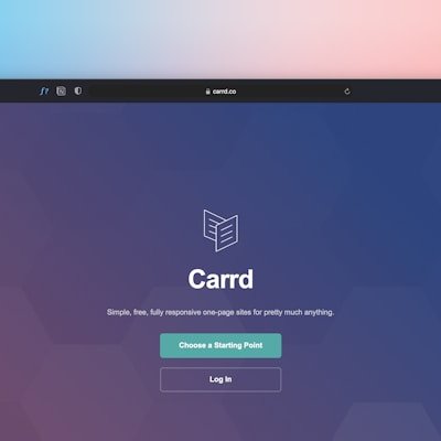 Success Stories 9 Carrd website builder interface – parlot AI contact and automation inquiry form