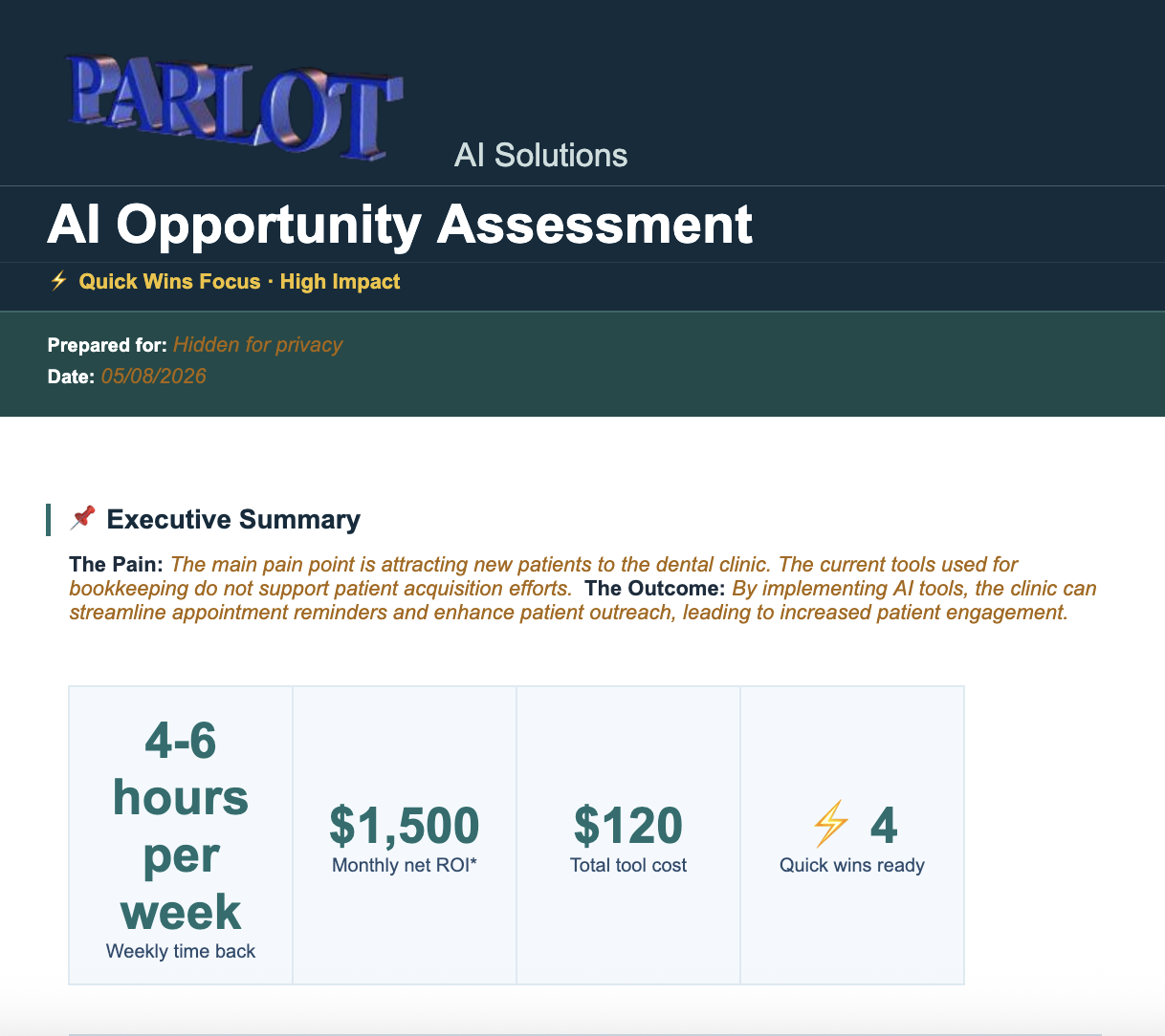 Parlot report